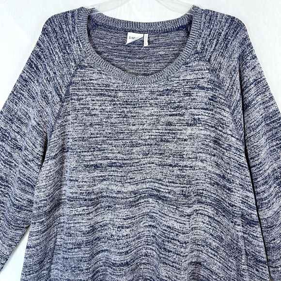 NWT Suzanne Betro Women’s Gray Soft Stretch sweater Top / Sz 3XL - Picture 2 of 8